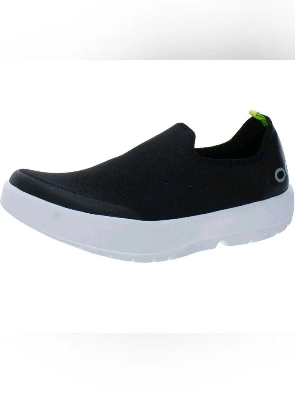 OOFOS EEZEE Black/White Recovery WALKING Sneakers Shoes NWT SZ 9.5